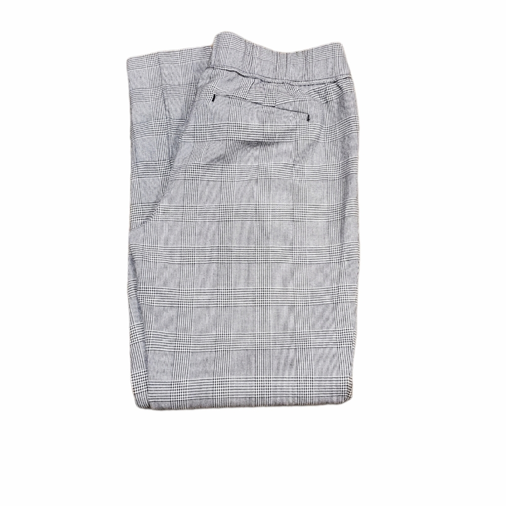 2/$20 Talbots Plaid Skinny Ankle Pull On Pants Size 2